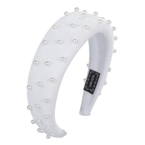 Fashion Western Style Solid Colors Thicken Padded Headband Bezel Turban Women Hairbands Girls Accessories Headwear