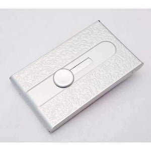 Gold card box business men automatic business card holder creative push - style women 's cardcase Name card box - Planet Gates