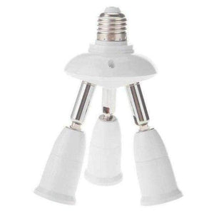 Planet Gates 3 Heads Adjustable E27 Splitter 3/4/5 Heads Lamp Base LED Light Bulb Holder Adapter Converter Socket Light Accessories