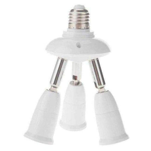 Planet Gates 3 Heads Adjustable E27 Splitter 3/4/5 Heads Lamp Base LED Light Bulb Holder Adapter Converter Socket Light Accessories
