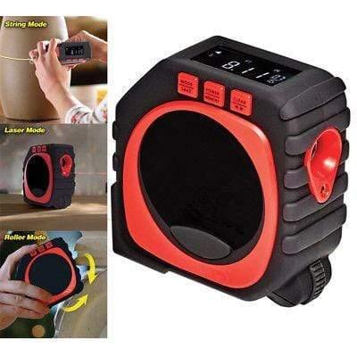 3-in-1 Digital Tape Measure String Mode Sonic Mode Roller Mode Measuring Tools Measure King