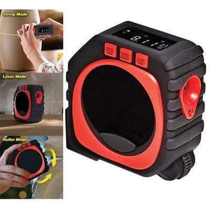 3-in-1 Digital Tape Measure String Mode Sonic Mode Roller Mode Measuring Tools Measure King