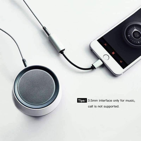 Planet Gates 3 in 1 For Lightning Adapter to 3.5mm Headphone Jack For iPhone 7 8 Charging Audio Adapter For iPhone X Charger Splitter