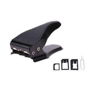 Planet Gates 3-in-1 Mobile Phones Micro/Nano SIM Card Cutting Cutter Machine Tools Set For iPhone 4 5 6 7 For Samsung Smartphones