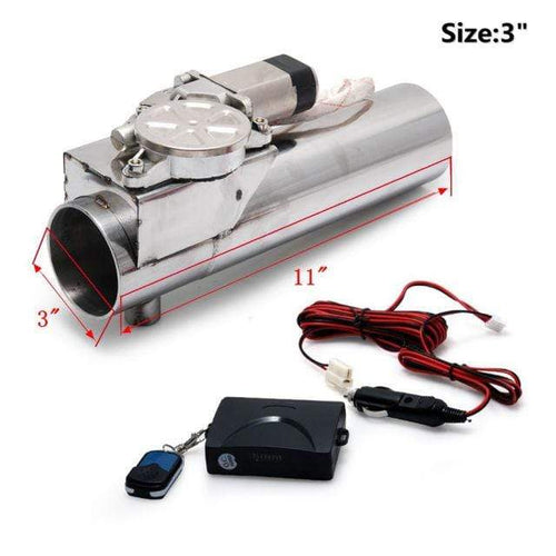 Planet Gates 3 Inch 2"/2.25"/2.5"/2.75"/3" Exhaust Pipe Electric I Pipe Exhaust Electrical Cutout with Remote Control Wholesale Valve EP-CUT01G