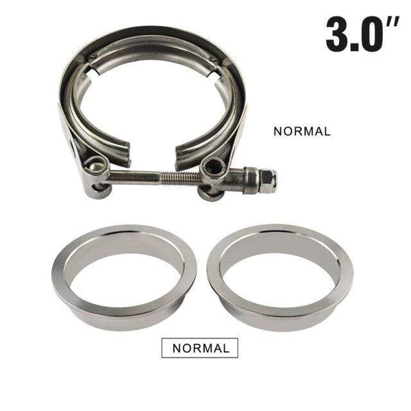 Planet Gates 3 Inch 2" 2.5" 3" 3.5" 4" Car Motocycle Steel Stainless Flange V band Exhaust Clamp V-Band 1.5 2 2.5 3 3.5 4 Inch Vband Clamps