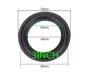 Planet Gates 3 inch GHXAMP Speaker Rubber Surround Repair 3 inch 4 inch 5 inch 6.5 8 inch Speaker Subwoofer Accessories General Folding Edge Diy