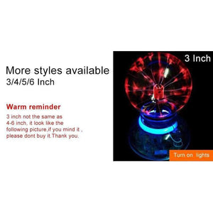 Planet Gates 3 Inch Novelty Glass Magic Plasma Ball Light 3 4 5 6 inch Table Lights Sphere Nightlight Kids Gift For New Year Magic Plasma Night Lamp