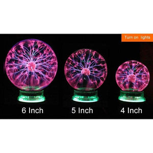 Planet Gates 3 Inch Novelty Glass Magic Plasma Ball Light 3 4 5 6 inch Table Lights Sphere Nightlight Kids Gift For New Year Magic Plasma Night Lamp