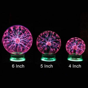 Planet Gates 3 Inch Novelty Glass Magic Plasma Ball Light 3 4 5 6 inch Table Lights Sphere Nightlight Kids Gift For New Year Magic Plasma Night Lamp