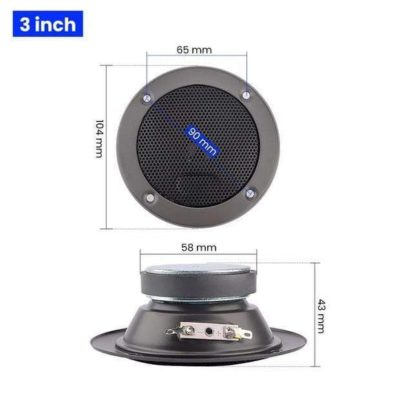 Planet Gates 3 Inch Speaker AIYIMA 2Pcs 3 4 5 Inch Midrange Bass Speaker Driver High Power Tweeter Loudspeaker DIY Home Theater HiFi Music Woofer Speaker