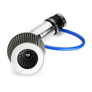 Planet Gates 3 Inch Universal Car Cold Air Intake Filter Aluminum Induction Kit Pipe Hose System Silver