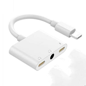 Planet Gates 3 Jack 3.5mm Audio Charger Splitter Adapter for iPhone 7 8 X 6 5 Adapter Cable Headphone Earphone Splitter Adapter