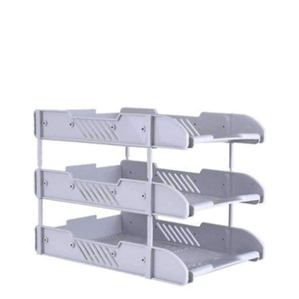 Planet Gates 3 Layers Document File Tray Holders Desk Set Book Holder Bookend Organizer A4   Office School Supplies Desk Accessories