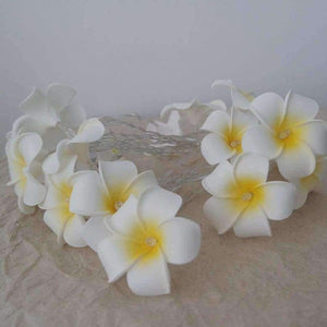 Planet Gates 3 meter 20 leds Handmade frangipani LED String Lights, AA battery PE floral holiday lighting,Event Party garland decoration,flower arrangement