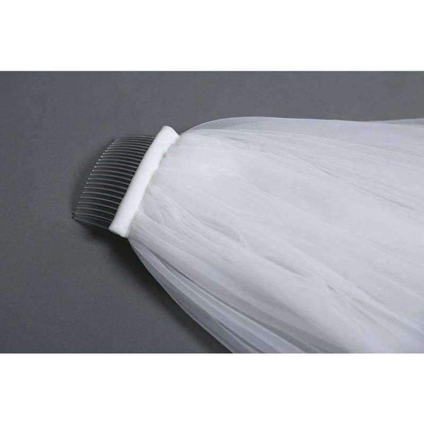 Planet Gates 3 Meter White Ivory Cathedral Wedding Veils Long Lace Edge Bridal Veil with Comb Wedding Accessories Bride Veu Wedding Veil