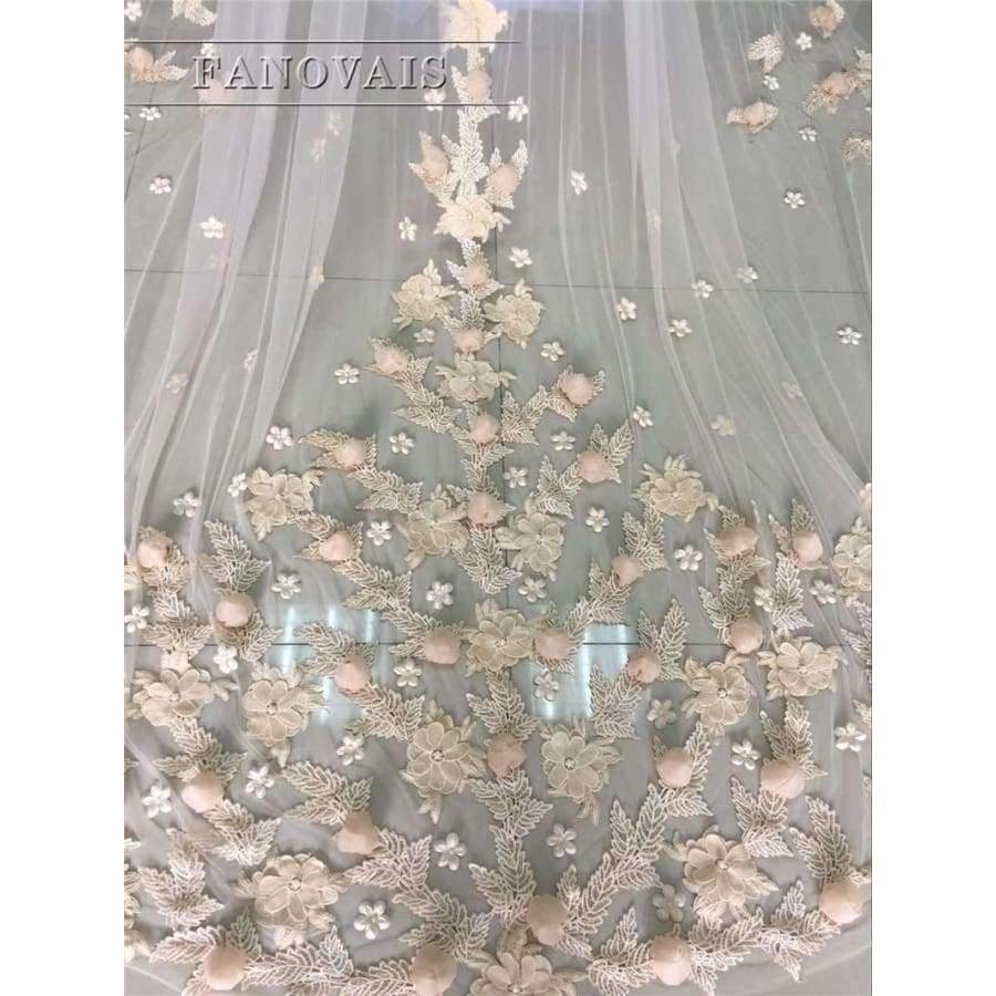 Planet Gates 3 Meters Ivory/White Bridal Veils Lace Edge Flowers Tulle Cathedral Wedding Veils Long Veu de Noiva 2017 Wedding Accessories BV6