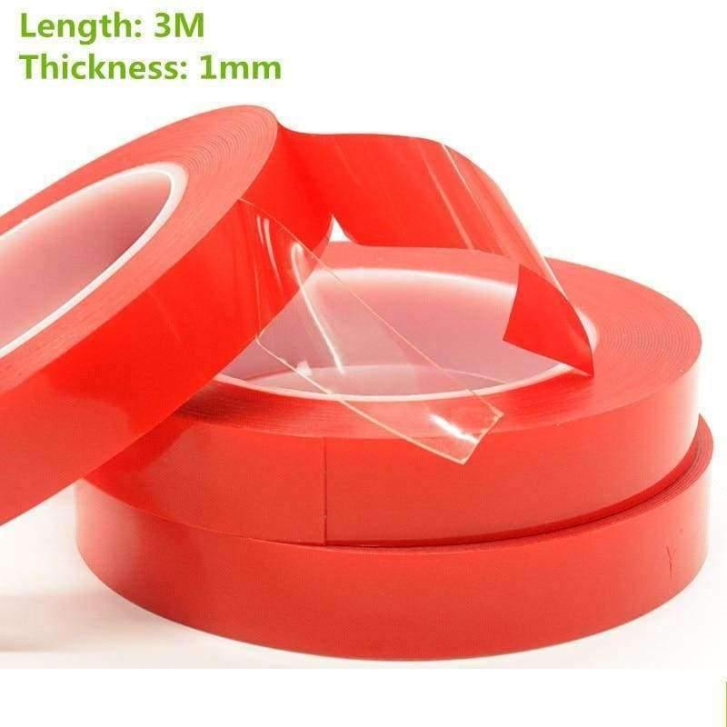 Planet Gates 3 Meters Red High Strength Acrylic Double sided Mobile Phone Repairing Tape Adhesive Sticker Tape For phone LCD Screen Repair