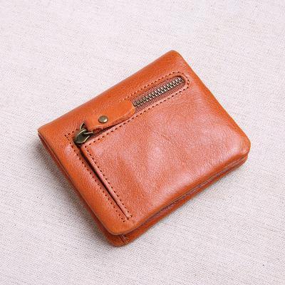 Planet Gates 3 Mini purse women's leather short men's wallet leather Korean version of the young ultra thin vertical wallet soft leather