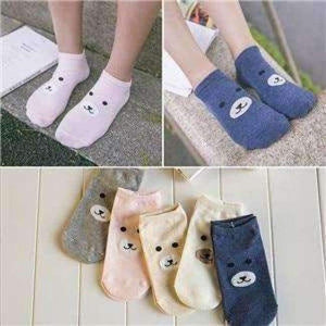 Planet Gates 3 / One Size 3 Pairs Anti-Slip Silicone Invisible Socks Women 2018 Sexy Fox Sneaker Summer Socks  Candy Color Happy Ankle Socks