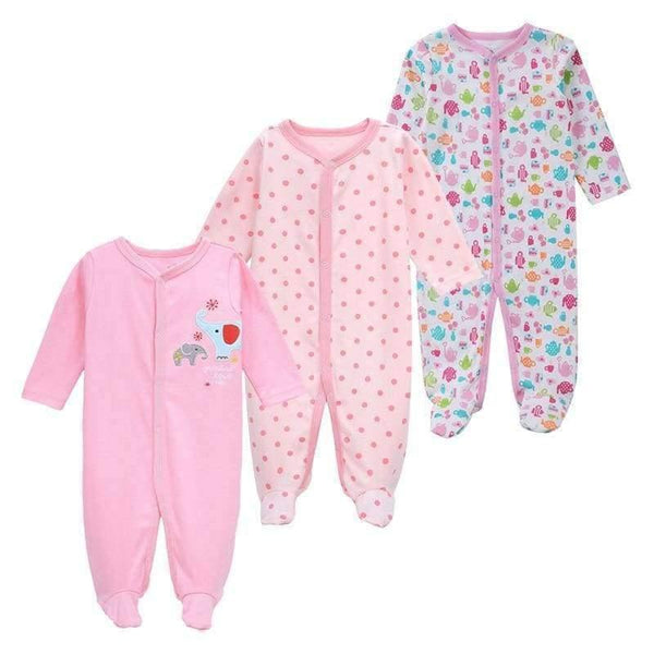 Planet Gates 3 Pack Baby Girls Boy Clothes Newborn Pajamas Toddler Infant Sleepwear 0-12 Months Baby Romper Babies Clothing Set
