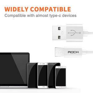 Planet Gates 3 Pack Black / 100cm 3 Pack ROCK Micro Usb Cable 5V2A Fast Charging Mobile Phone USB Charger Cord for SamSung Xiaomi Huawei Android Sync Date Cable