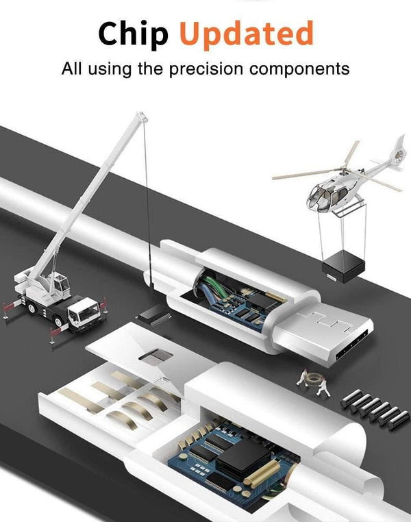Planet Gates 3 Pack ROCK Micro Usb Cable 5V2A Fast Charging Mobile Phone USB Charger Cord for SamSung Xiaomi Huawei Android Sync Date Cable