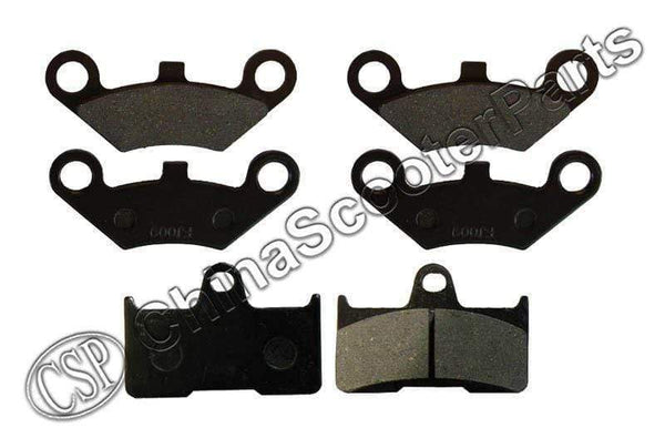 Planet Gates 3 Pairs Semi metallic Front Rear Brake Pad For CFmoto CF500 500 500CC  CF600 600 600CC X5 X6 X8 U5 ATV UTV Shineary