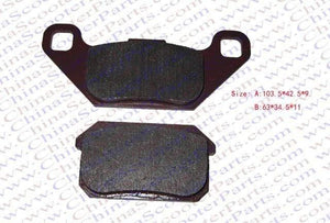 Planet Gates 3 Pairs Semi metallic Front Rear Brake Pad For KAZUMA STELS 500GT 500CC ATV UTV