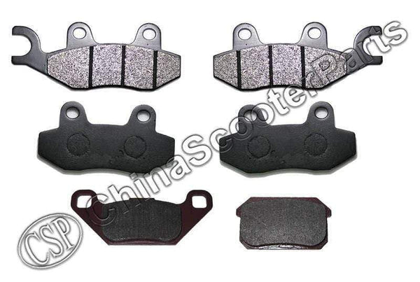Planet Gates 3 Pairs Semi metallic Front Rear Brake Pad For KAZUMA STELS 500GT 500CC ATV UTV