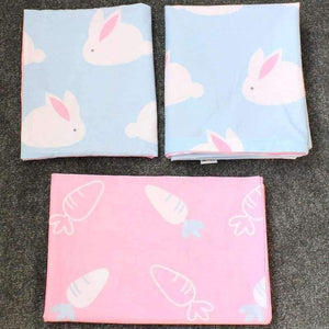 Planet Gates 3 Pcs Baby Bedding Set For Girls Pure Cotton Woven Cartoon Crib Bed Linen For Children Include Duvet Cover Flat Sheet Pillowcase