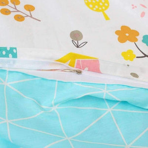 Planet Gates 3 Pcs Baby Bedding Set For Girls Pure Cotton Woven Cartoon Crib Bed Linen For Children Include Duvet Cover Flat Sheet Pillowcase