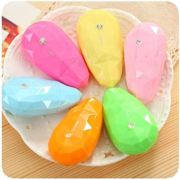 Planet Gates 3 pcs/Lot Diamond stone correction tape 5mm*6m corrector Stationery Office School supply fita corretiva material escolar F980