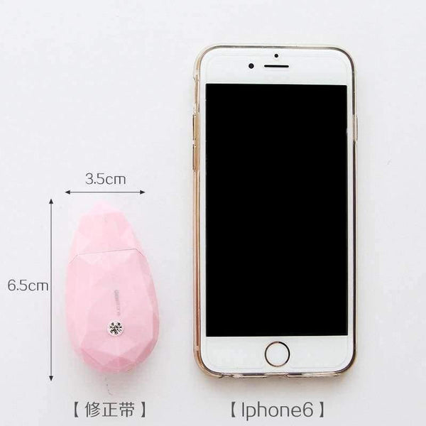 Planet Gates 3 pcs/Lot Diamond stone correction tape 5mm*6m corrector Stationery Office School supply fita corretiva material escolar F980