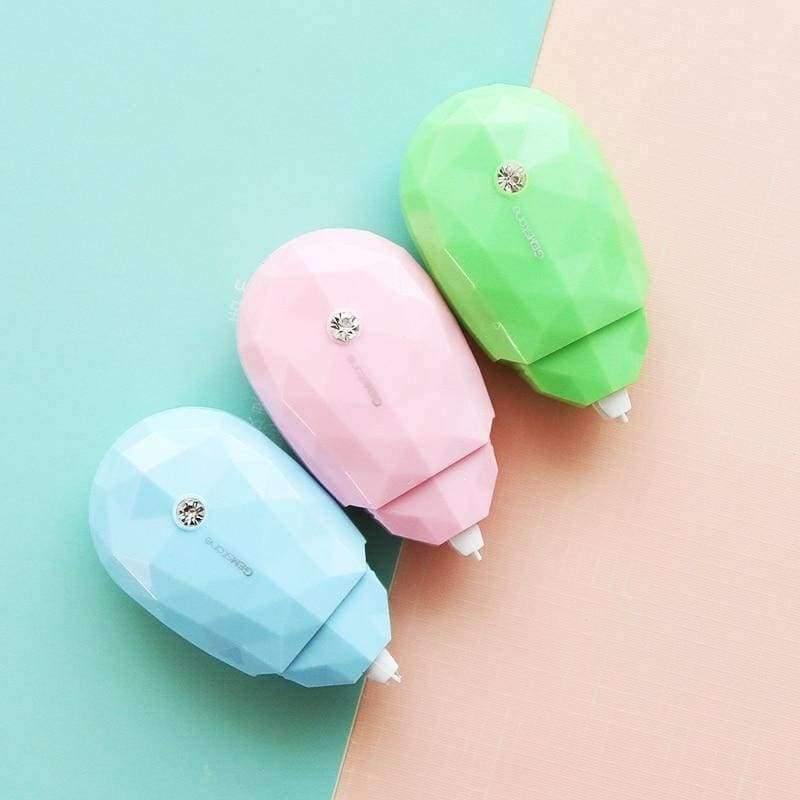 Planet Gates 3 pcs/Lot Gemstone corrective tape Japan tapes for correction Stationery Office accessories School supplies fita corretiva 6980
