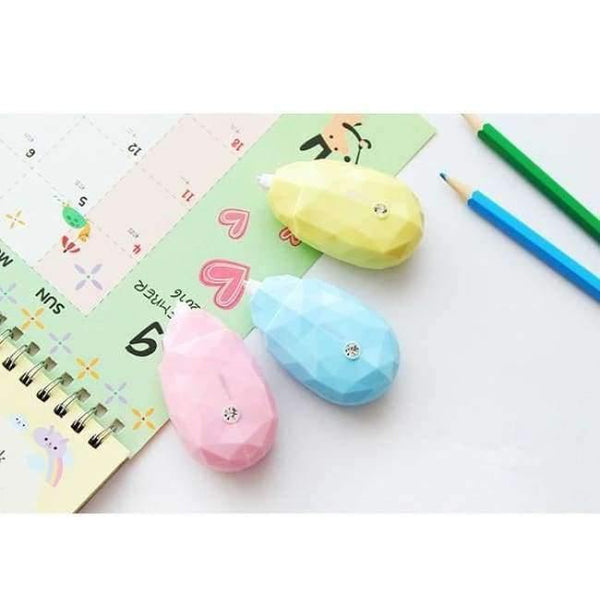 Planet Gates 3 pcs/Lot Gemstone corrective tape Japan tapes for correction Stationery Office accessories School supplies fita corretiva 6980