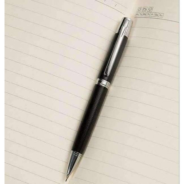 Planet Gates 3 pcs/lot Luxury Black 0.7MM Mechanical Pencil Stationery School Office Supplies metal Writing pencil For Student