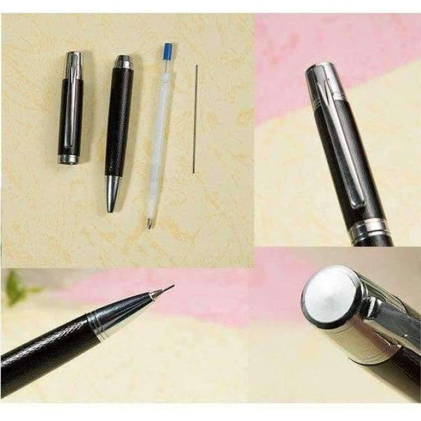 Planet Gates 3 pcs/lot Luxury Black 0.7MM Mechanical Pencil Stationery School Office Supplies metal Writing pencil For Student