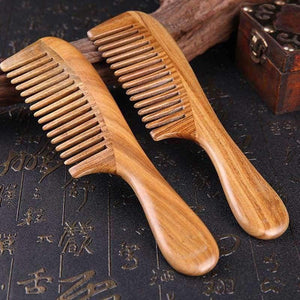 Planet Gates 3 pcs/lot Wooden Comb Anti-static Massage Hair Brush Natural Peach Wood Wide Tooth Comb Hair Care Hairbrush Salon Styling Tools