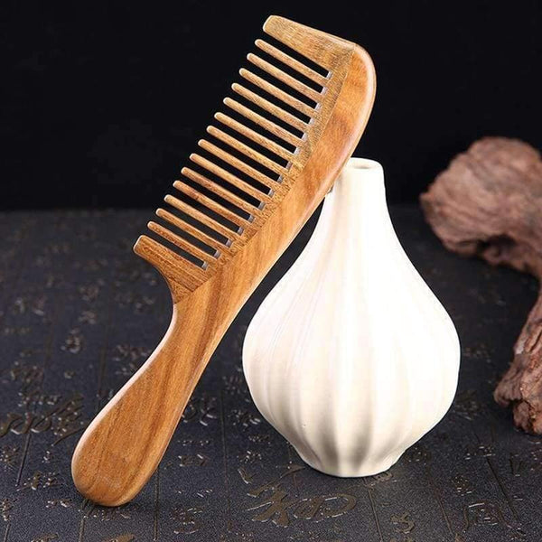 Planet Gates 3 pcs/lot Wooden Comb Anti-static Massage Hair Brush Natural Peach Wood Wide Tooth Comb Hair Care Hairbrush Salon Styling Tools