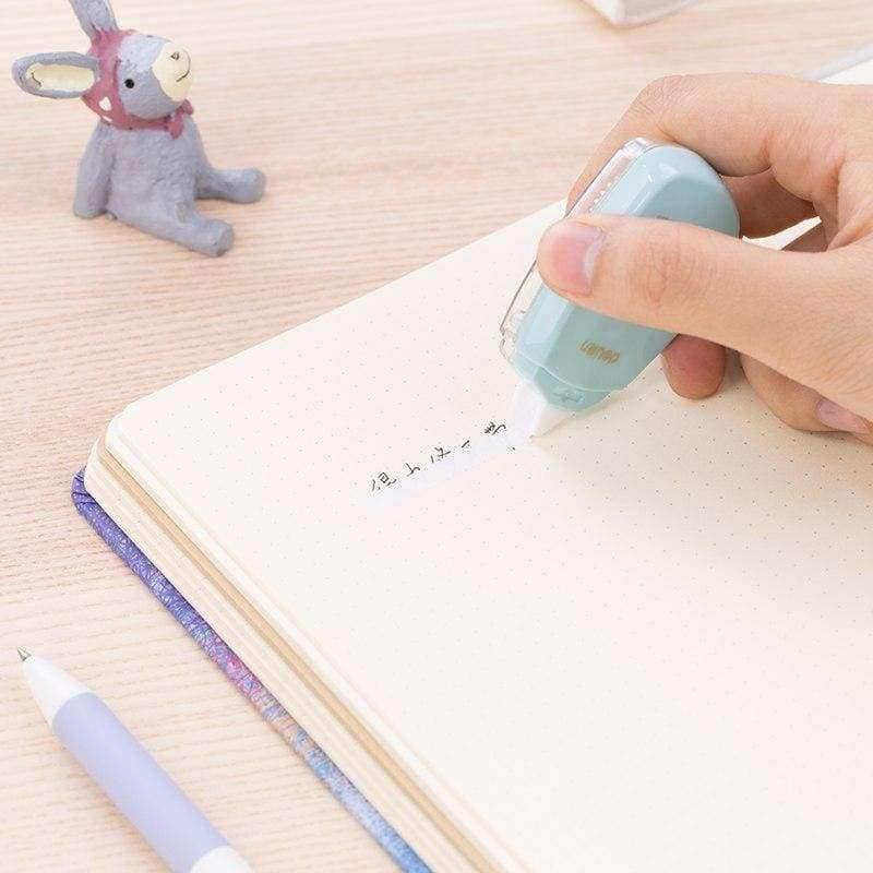 Planet Gates 3 pcs lovable stationery 7226 student big capacity 6m*5mm correction tape Correction band error belt  office school supplies