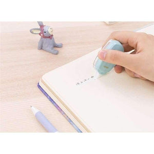 Planet Gates 3 pcs lovable stationery 7226 student big capacity 6m*5mm correction tape Correction band error belt  office school supplies