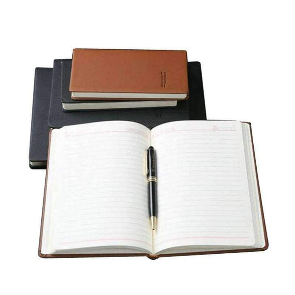 Planet Gates 3 pcs/Set Office School Supplies Notebooks Writing Pads Notebook Faux Leather Business Composition Book Hardcover 100 Sheets Book