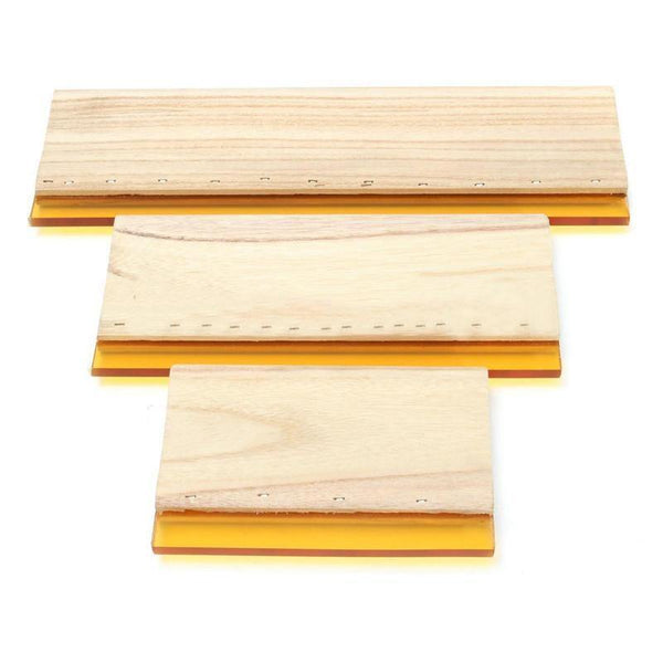 3 Pcs Silk Screen Printing Squeegee Ink Scaper Scratch Board Tools 16cm 24cm 33cm