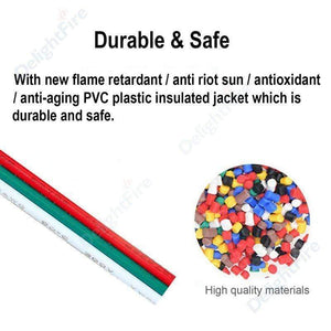 Planet Gates 3 Pin LED Wire 2 4 5 6 Core 22AWG Extension Cable JST Connector Electrical Wires Cable For WS2812B RGB RGBW LED Strip Automotive