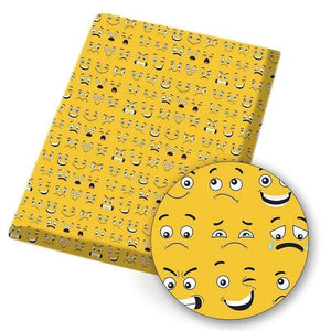 Planet Gates 3 Polyester Cotton Fabric Facial Expression Printed Fabric Sewing Home Textile Cloth Garment Bag Material 45*145cm 80g/pc