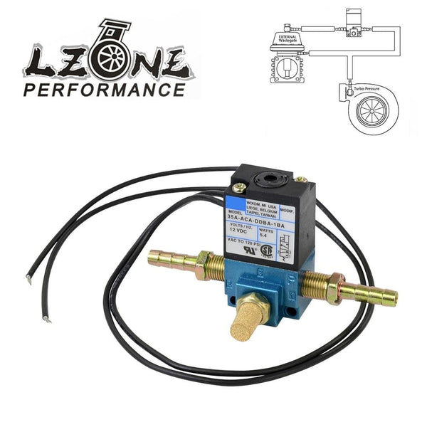 Planet Gates 3 Port Electronic Boost Control Solenoid Valve 35A-ACA-DDBA-1BA With Brass Silencer JR-ECU05