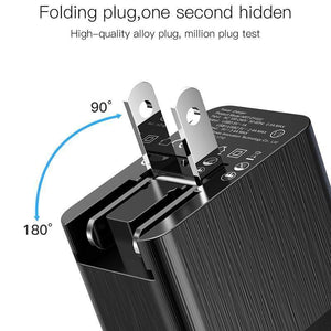 Planet Gates 3 Port USB Charger 3 in 1 Triple EU US UK Plug 2.4A Travel Wall Charger Adapter Mobile Phone Charger For iPhone X Samsung