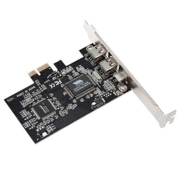Planet Gates 3 Ports 1394A Expansion Card PCI-E 1X to IEEE 1394 DV Video Adapter 1x 4Pin 2x 6Pin Controller for Desktop PC