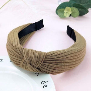 Printed Scrunchies Turban Top Knotted Elastic Hairband Hair Accessories For Girls No Slip Stay Head Band Hair Band For Women